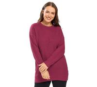 Yours Curve Red Essential Knitted Jumper - Women's - Plus Size Curve
