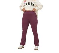 Yours Curve Red Flared Leggings - Women's - Plus Size Curve