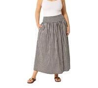 Yours Curve Red Gingham Maxi Skirt - Women's - Plus Size Curve