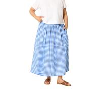 Yours Curve Red Gingham Maxi Skirt - Women's - Plus Size Curve
