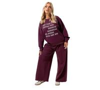 Yours Curve Red 'New York City' Sweatshirt - Women's - Plus Size Curve