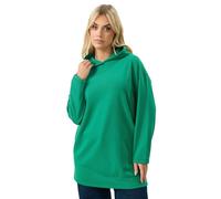 Yours Curve Red Seam Detail Hoodie - Women's - Plus Size Curve