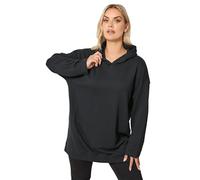 Yours Curve Red Seam Detail Hoodie - Women's - Plus Size Curve