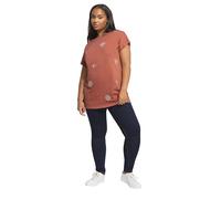 Yours Curve Rust Heart Embroidered Detail Top - Women's - Plus Size Curve