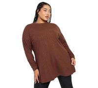 Side Split High Neck Jumper Yours Orange 14