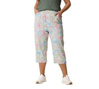 Yours Women's Tropical Cropped Trousers in Light Green | Size: 20 Yours Light Green 20