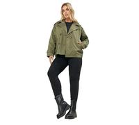 Yours Curve Sage Short Trench Coat - Women's - Plus Size Curve