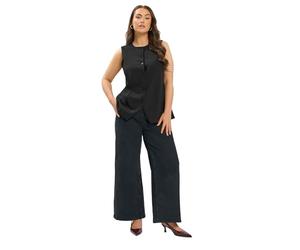 Yours Curve Scuba Waistcoat - Women's - Plus Size Curve