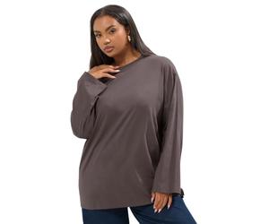 Yours Curve Seam Detail Skater Top - Women's - Plus Size Curve