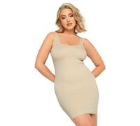 Yours Curve Nude Seamless Control Underbra Slip Dress - Women's - Plus Size Curve