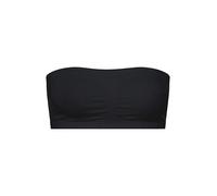 Yours Curve Seamless Padded Non-Wired Bandeau Bra - Women's - Plus Size Curve Black