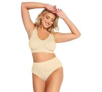 Yours Curve Seamless Padded Non-Wired Bralette - Women's - Plus Size Curve Nude