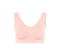 Yours Curve Seamless Padded Non-Wired Bralette - Women's - Plus Size Curve Pink