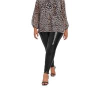 Yours Curve Sequin Embellished Leggings - Women's - Plus Size Curve Black