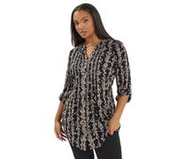 Yours Curve Sequin Floral Pintuck Blouse - Women's - Plus Size Curve