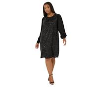 Yours Curve Sequin Swing Dress - Women's - Plus Size Curve