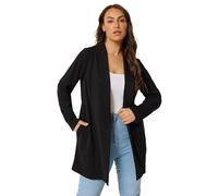 Yours Curve Shawl Collar Scuba Blazer - Women's - Plus Size Curve Black