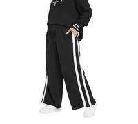 Yours Curve Side Stripe Wide Leg Joggers - Women's - Plus Size Curve Black