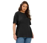 Yours Curve Side Tie T-Shirt - Women's - Plus Size Curve