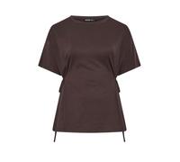 Yours Curve Side Tie T-Shirt - Women's - Plus Size Curve