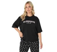 Yours Curve 'Sleepover Club' Sleep Top - Women's - Plus Size Curve
