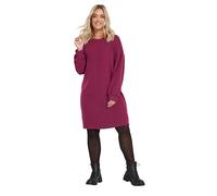 Yours Curve Soft Touch Jumper Dress - Women's - Plus Size Curve Dark Pink