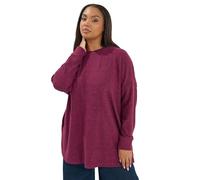 Yours Curve Soft Touch Jumper - Women's - Plus Size Curve Dark Pink