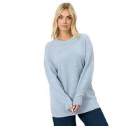 Yours Curve Soft Touch Jumper - Women's - Plus Size Curve Light Blue