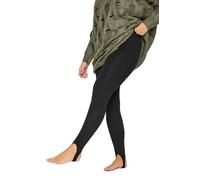 Yours - Curve Stretch Stirrup Leggings - Women's - Plus Size Curve Black