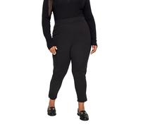 Yours Curve Stretch Tapered Trousers - Women's - Plus Size Curve Black