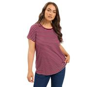 Yours Curve Stripe Tee - Women's - Plus Size Curve