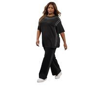 Yours Curve Studded Oversized T-Shirt - Women's - Plus Size Curve