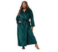 Yours Curve Super Luxe Maxi Dressing Gown - Women's - Plus Size Curve