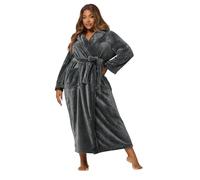 Yours Curve Super Luxe Maxi Dressing Gown - Women's - Plus Size Curve