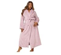 Yours Curve Super Luxe Maxi Dressing Gown - Women's - Plus Size Curve
