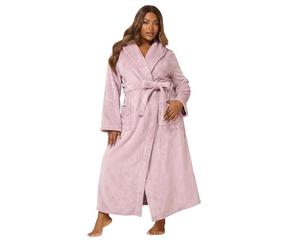 Yours Curve Super Luxe Maxi Dressing Gown - Women's - Plus Size Curve