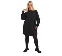 Yours Curve Sweatshirt Dress - Women's - Plus Size Curve Black