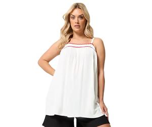 Yours Curve Swirl Cami Swing Vest Top - Women's - Plus Size Curve