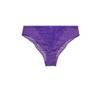 Swirl Lace High Leg Brief Yours Purple 34-36