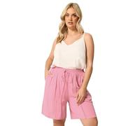Yours Curve Tassel Shorts - Women's - Plus Size Curve Pink