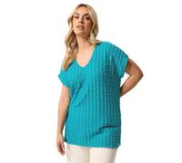 Yours Curve Pink Bubble Textured T-Shirt - Women's - Plus Size Curve