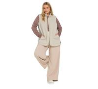 Yours Curve Teddy Borg Gilet - Women's - Plus Size Curve