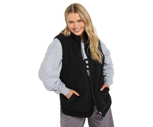 Yours Curve Teddy Borg Gilet - Women's - Plus Size Curve