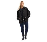 Yours Curve Teddy Borg Jacket - Women's - Plus Size Curve Black