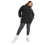 Yours Curve Teddy Fleece Hoodie - Women's - Plus Size Curve Black