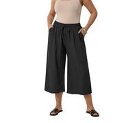 Yours Curve Textured Crop Trousers - Women's - Plus Size Curve