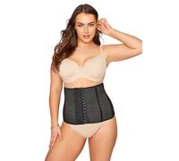 Yours Curve Textured Mesh Hook & Eye Control Belly Band - Women's - Plus Size Curve