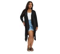 Yours Curve Textured Waterfall Midaxi Cardigan - Women's - Plus Size Curve