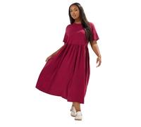 Yours Curve Throw On Smock Dress - Women's - Plus Size Curve Red
