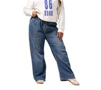 Yours Curve Tie Detail Denim Jeans - Women's - Plus Size Curve Blue